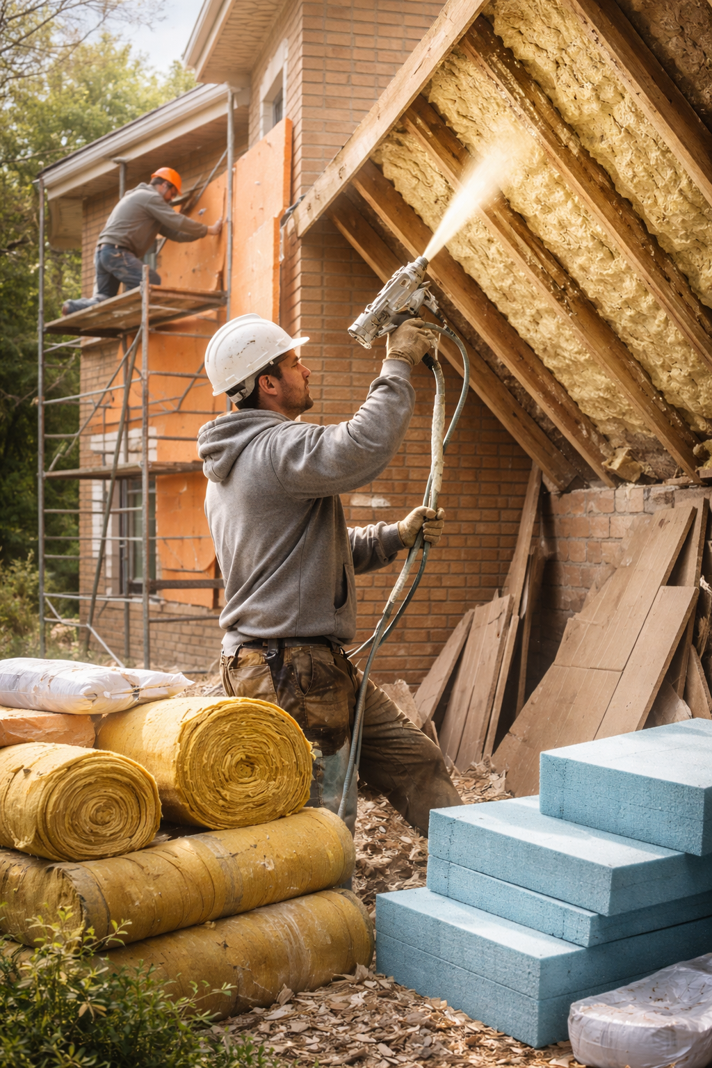 Утепление домов в Лангепасе под ключ от 4242 руб/м2 | Профессионально — ТепломастерЛнг