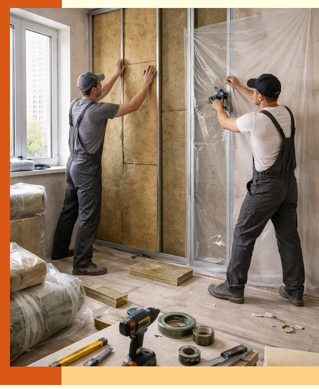 Утепление квартиры изнутри профессионально в Лангепасе