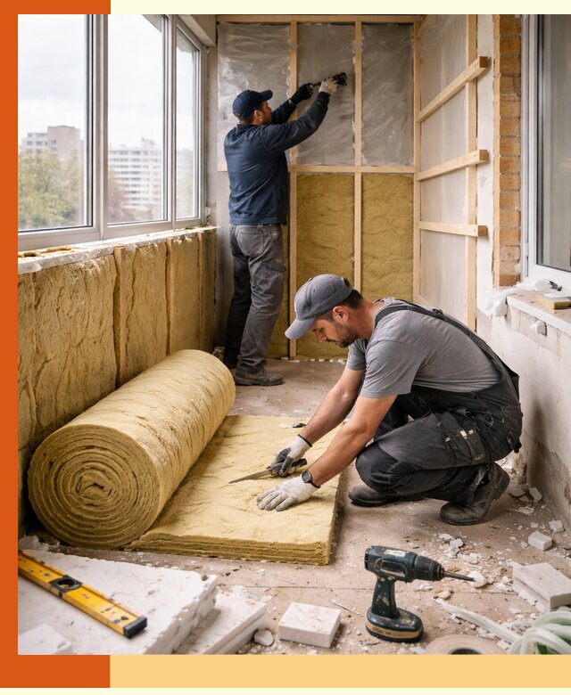 Утепление балкона под ключ в Лангепасе качественно и быстро