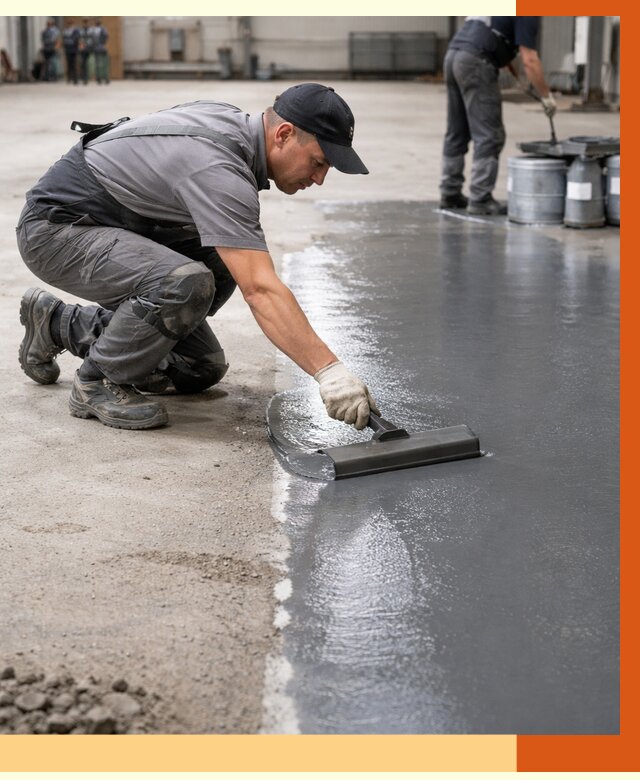 Гидроизоляция промышленного пола в Лангепасе от 1212 руб./м2 — ТепломастерЛнг специалисты под ключ